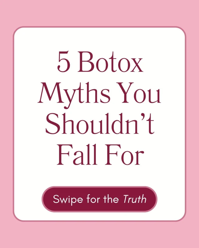 Let’s clear a few things up 💉✨

From concerns about looking “frozen” to questions around safety, we’re breaking down 5 of the most common myths we hear in the treatment room.

Botox, when done correctly, is a safe and subtle way to support your skin goals, whether that’s prevention or softening existing lines. The more you know, the more confident you can feel in your choices.

Swipe through to learn the truth behind the most common misconceptions.

#SpaLumina #SkincareEducation #BotoxMyths
