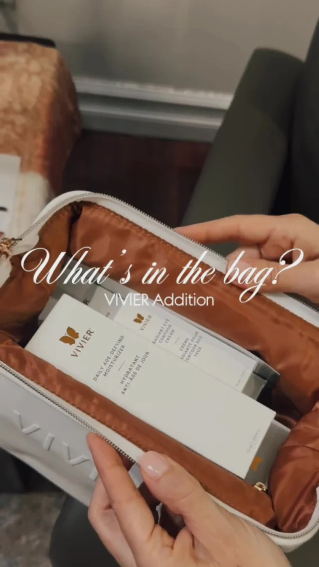 The Vivier Essential Anti-Aging Program 💫

A complete skincare routine in one beautifully packaged vegan leather bag, featuring 7 full-size products that work together to target signs of aging and protect your skin daily:

✨HEXAM® Cleanser
✨Refreshing Toner
✨Radiant Eye Contour Cream
✨C E Peptides
✨Retinol 0.5%
✨Daily Age-Defying Moisturizer
✨Sheer SPF 45

Everything you need to cleanse, treat, hydrate, and protect, available at Spa Lumina🤍

#SpaLumina #Vivier