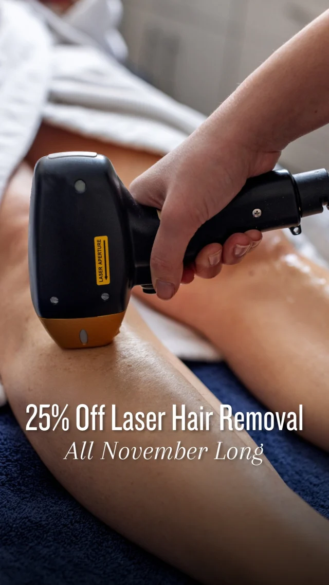 Step into smoother, softer skin this season. All November long, enjoy 25% off Laser Hair Removal!

Your skin deserves care that feels as good as it looks✨

Book your appointment today!
📞 (705) 721-7775 
🌐 spalumina.com

#SpaLumina #BarrieSpa