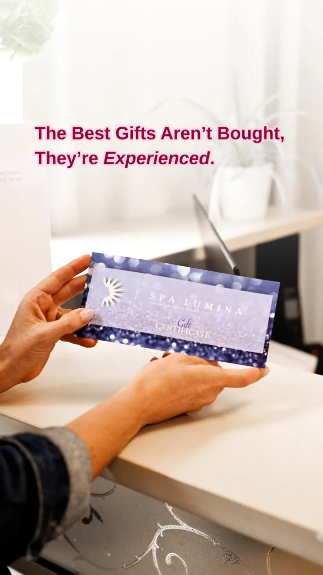 The best gifts aren’t things, they’re moments you can feel ✨

This December, every Spa Lumina gift card comes with something extra from us. When you purchase a card, we’ll add bonus value for free, and you can split your total between as many people as you’d like. One gift, or a few… it all counts ❤️

🎁 Buy $300, get $100 free
🎁 Buy $600, get $200 free
🎁 Buy $900, get $300 free
🎁 Buy $1200, get $400 free
🎁 Buy $1500, get $500 free (maximum)

Available until December 23rd at Spa Lumina ✨

#SpaLumina