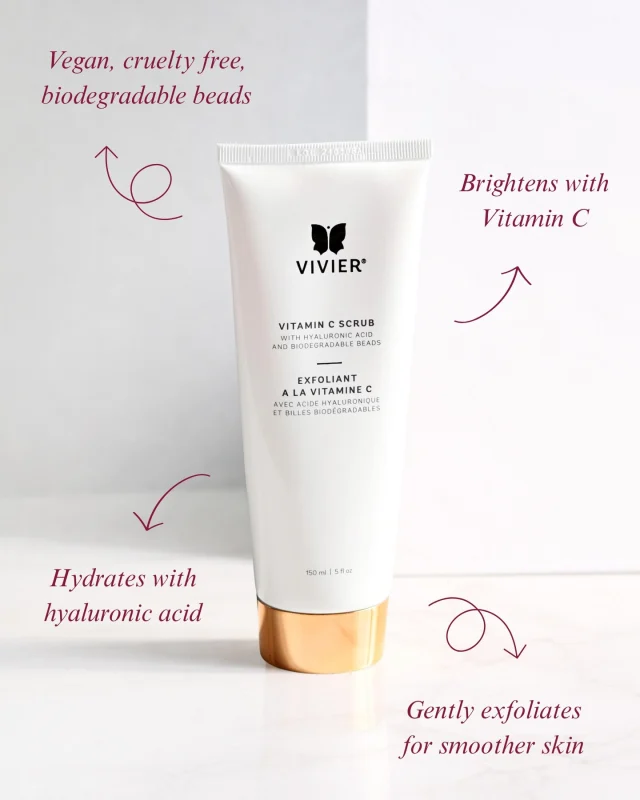 A simple step that makes a visible difference ✨

The @VivierSkin Vitamin C Scrub gently exfoliates to remove buildup while helping to brighten and calm the skin. With hyaluronic acid, skin is left feeling soft, hydrated, and refreshed.

Biodegradable beads polish without being harsh, leaving behind a smooth, radiant finish 🤍

At Spa Lumina we are proud  to be a platinum Vivier partner, featuring Canadian-made skincare you can trust.

#SpaLumina